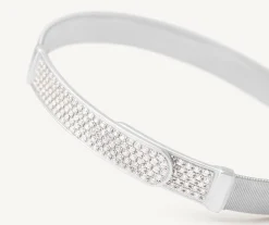 Bracelets-Marco Bicego 18K White Gold Coil and Diamond Pavé Bangle Bracelet, Large Width Whitegold