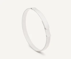 Bracelets-Marco Bicego 18K White Gold Coil Bangle Bracelet, Large Width WhiteGold
