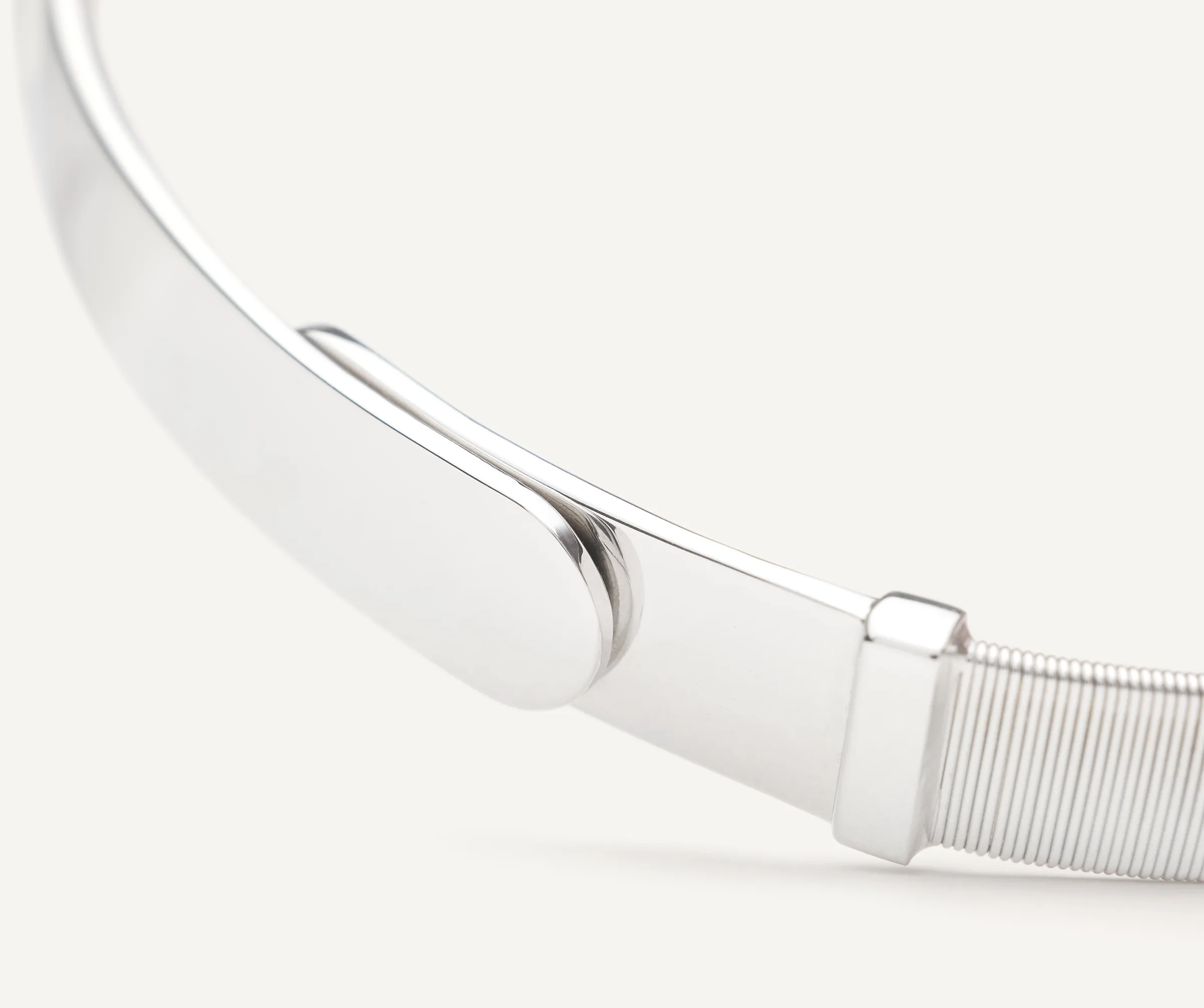 Bracelets-Marco Bicego 18K White Gold Coil Bangle Bracelet, Large Width WhiteGold