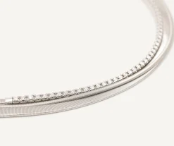 Necklaces-Marco Bicego 18K White Gold Collar With Diamonds Whitegold