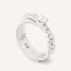 Rings-Marco Bicego 18K White Gold Double-Band Ring With Diamonds Yellowgold
