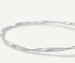 Bracelets-Marco Bicego 18K White Gold Twisted Coil Bracelet Whitegold