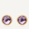 Earrings-Marco Bicego 18K Yellow Gold Amethyst Stud Earrings YellowGold