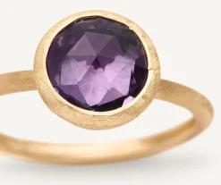 Rings-Marco Bicego 18K Yellow Gold Amethyst Stackable Ring YellowGold