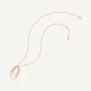Pendants | Necklaces-Marco Bicego 18K Yellow Gold and Diamond Concentric Pendant Yellowgold
