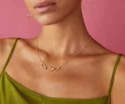 Necklaces-Marco Bicego 18K Yellow Gold and Diamond Half Collar Yellowgold