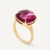 Rings-Marco Bicego 18K Yellow Gold and Pink Tourmaline Cocktail Ring Yellowgold