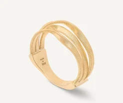 Rings-Marco Bicego 18K Yellow Gold 3-Band Coil Ring Yellowgold