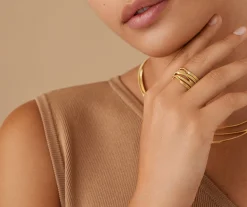 Rings-Marco Bicego 18K Yellow Gold 5-Band Coil Ring Yellowgold