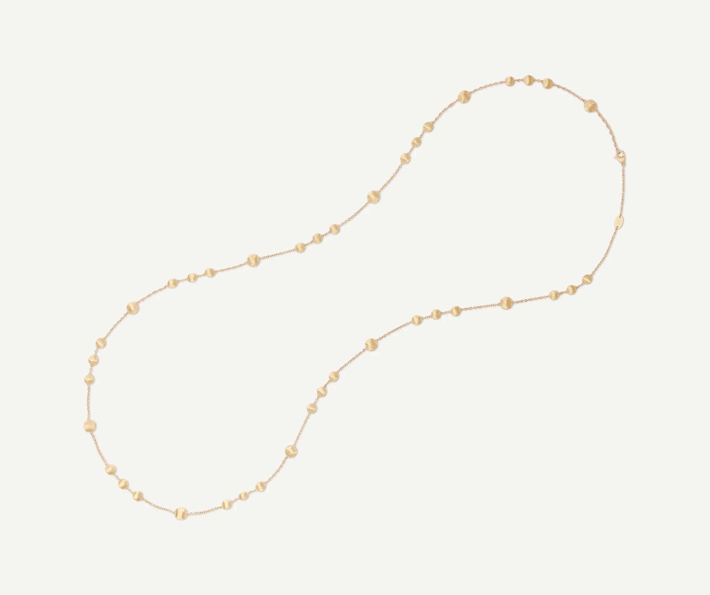 Necklaces-Marco Bicego 18K Yellow Gold Bead Long Necklace Yellowgold