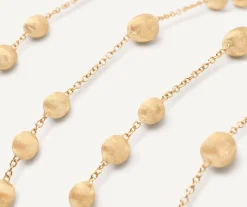 Necklaces-Marco Bicego 18K Yellow Gold Bead Long Necklace Yellowgold