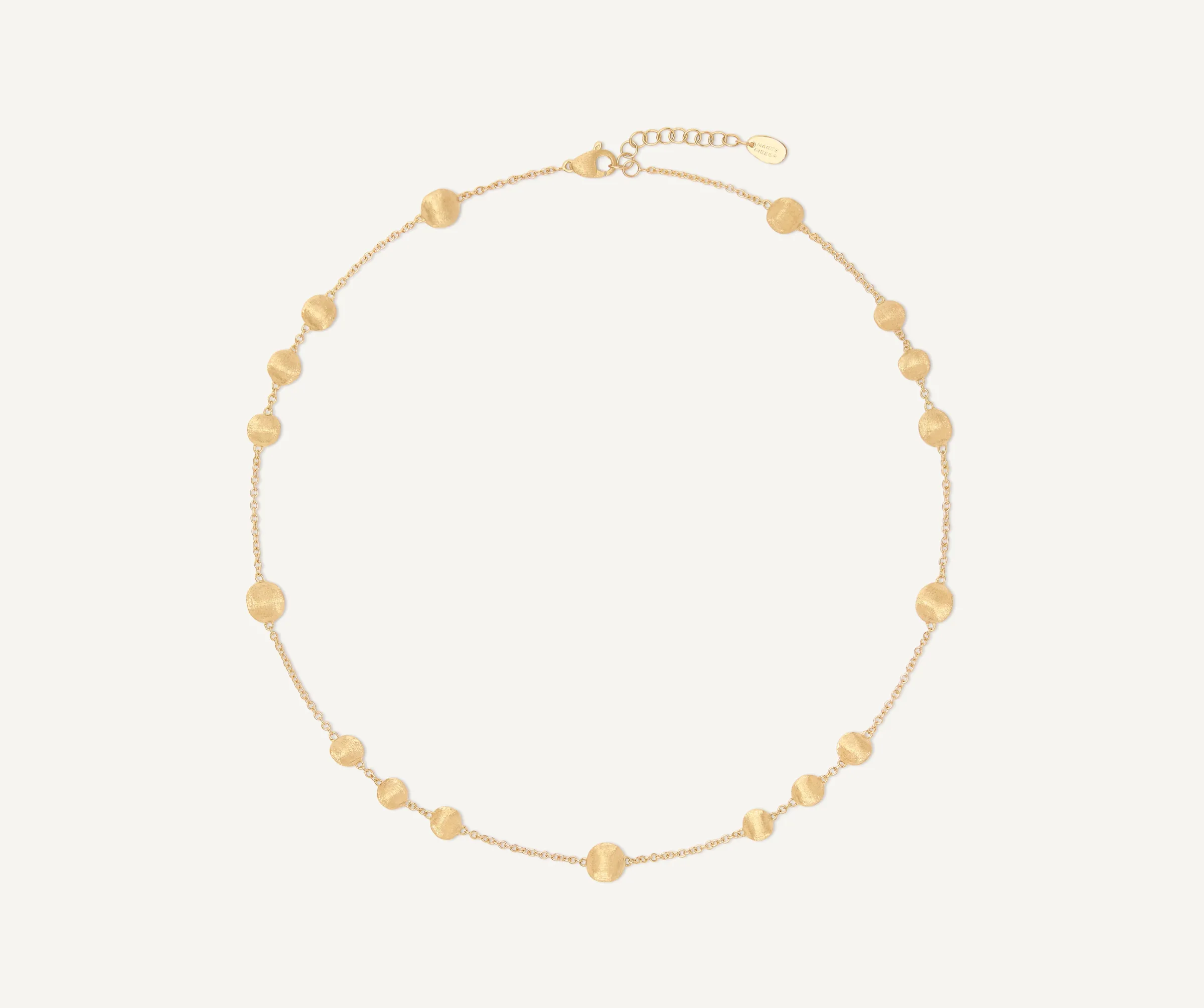 Necklaces-Marco Bicego 18K Yellow Gold Bead Necklace Yellowgold