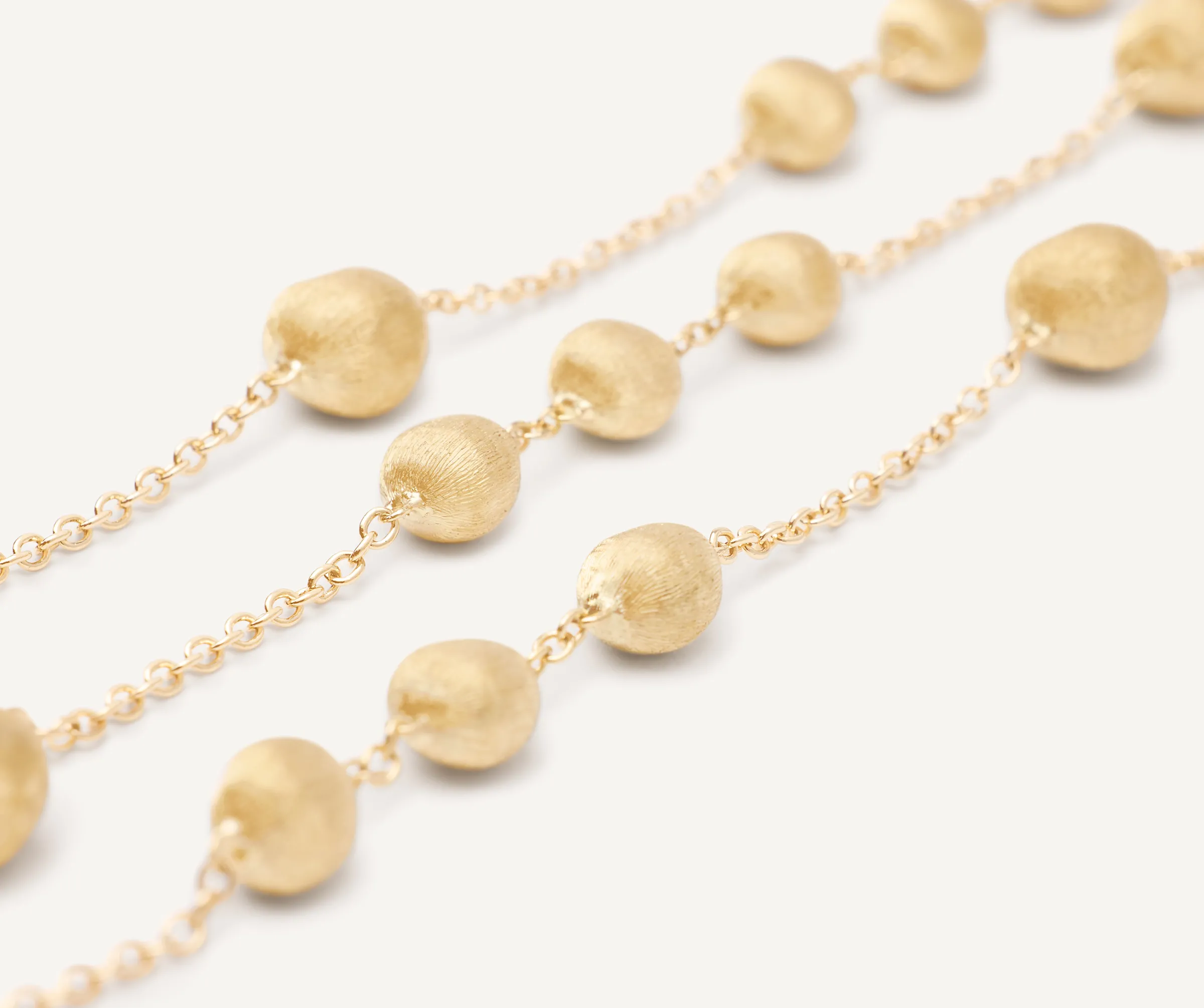 Necklaces-Marco Bicego 18K Yellow Gold Bead Necklace Yellowgold