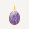 Pendants-Marco Bicego 18K Yellow Gold Charoite Pendant Yellowgold