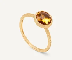 Rings-Marco Bicego 18K Yellow Gold Citrine Stackable Ring YellowGold