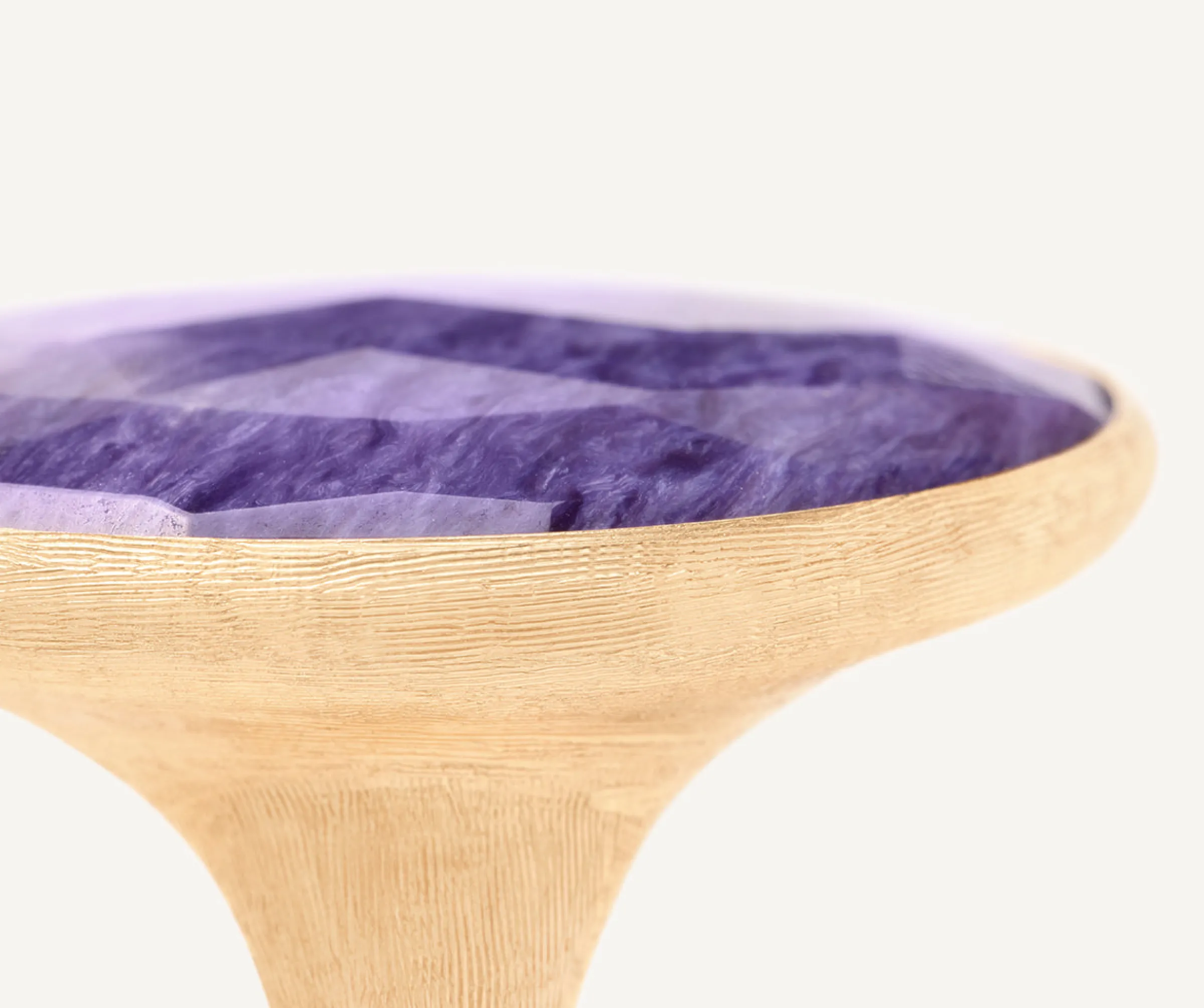 Rings-Marco Bicego 18K Yellow Gold Cocktail Ring With Charoite Yellowgold
