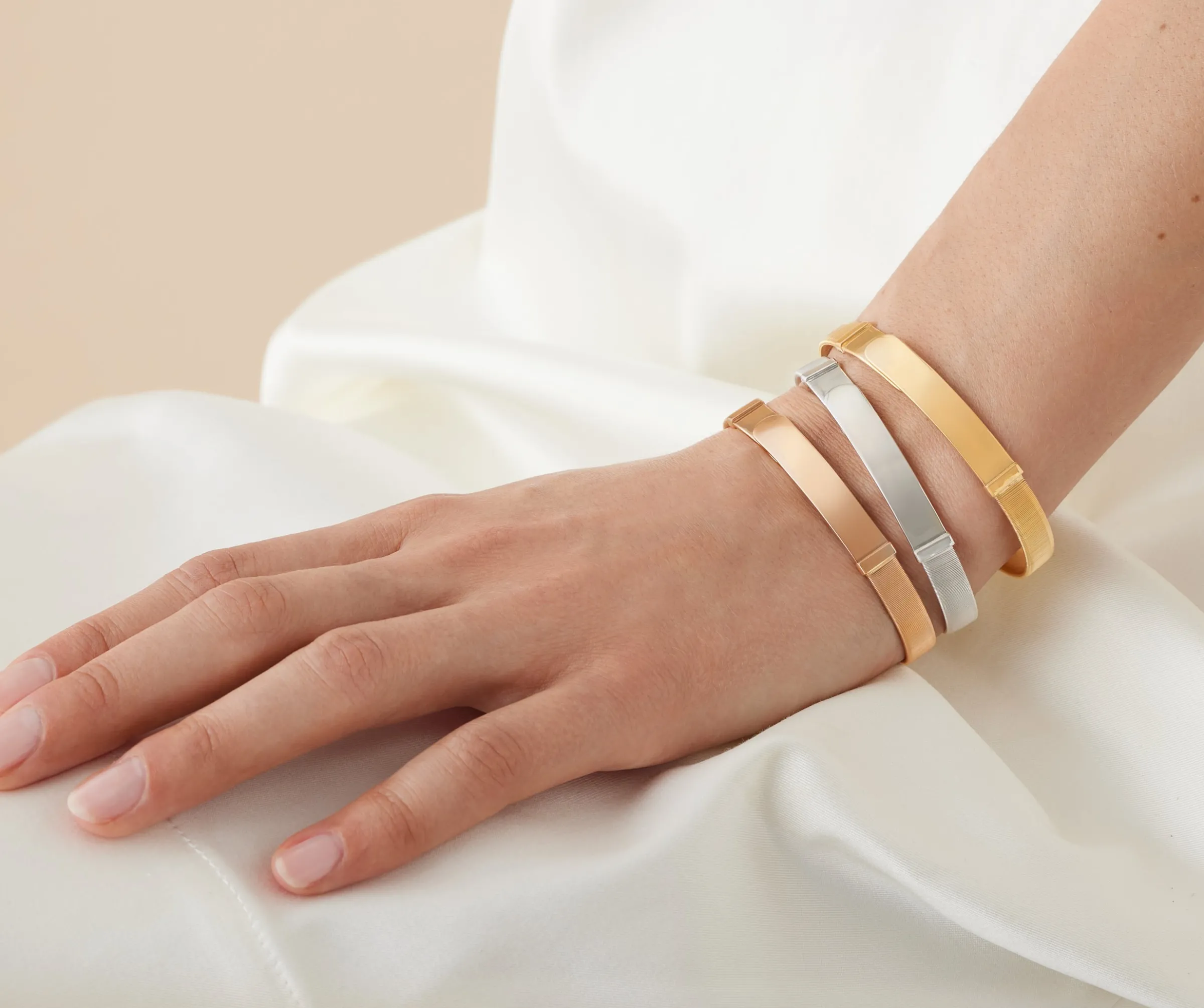 Bracelets-Marco Bicego 18K Yellow Gold Coil Bangle Bracelet, Large Width YellowGold