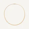 Necklaces-Marco Bicego 18K Yellow Gold Coil Necklace With Diamonds Yellowgold