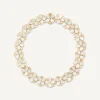 Necklaces-Marco Bicego 18K Yellow Gold Collar Necklace with Mother of Pearl and Diamonds Yellowgold