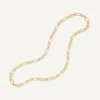 Necklaces-Marco Bicego 18K Yellow Gold Convertible Link Necklace, Engraved u0026 Polished Yellowgold