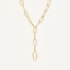 Necklaces-Marco Bicego 18K Yellow Gold Convertible Oval Link Lariat Yellowgold