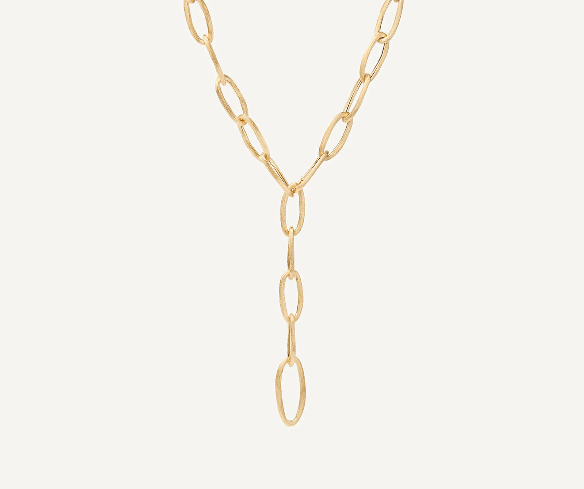 Necklaces-Marco Bicego 18K Yellow Gold Convertible Oval Link Lariat Yellowgold