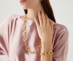 Necklaces-Marco Bicego 18K Yellow Gold Convertible Link Necklace Yellowgold