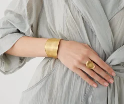 Bracelets-Marco Bicego 18K Yellow Gold Cuff, Medium Width Yellowgold