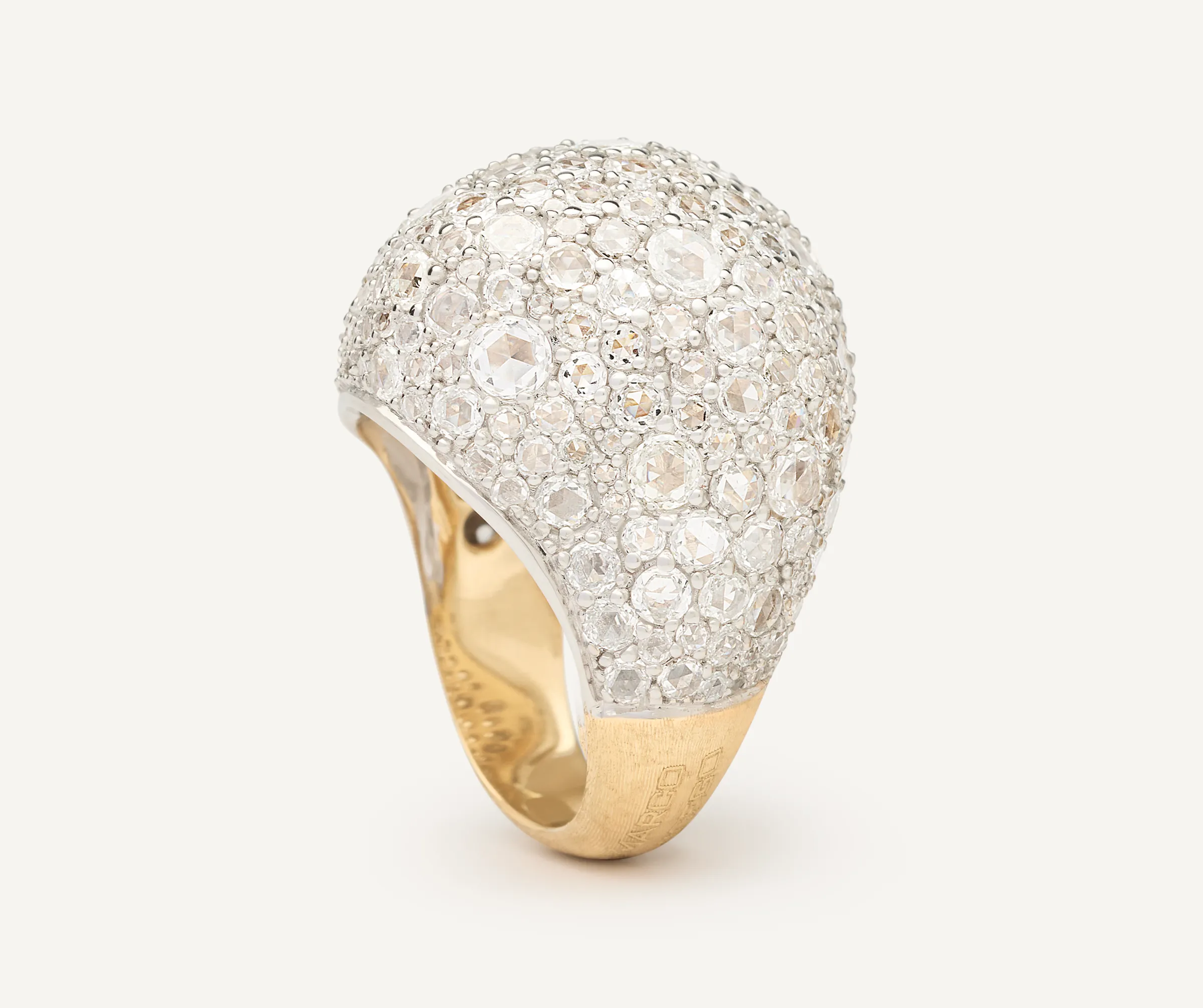 Rings-Marco Bicego 18K Yellow Gold Diamond Cocktail Ring Yellowgold