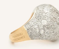 Rings-Marco Bicego 18K Yellow Gold Diamond Cocktail Ring Yellowgold