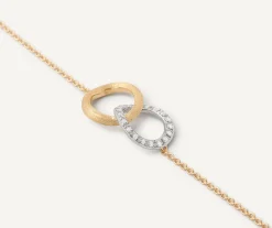 Bracelets-Marco Bicego 18K Yellow Gold Diamond Infinity Bracelet Yellowgold