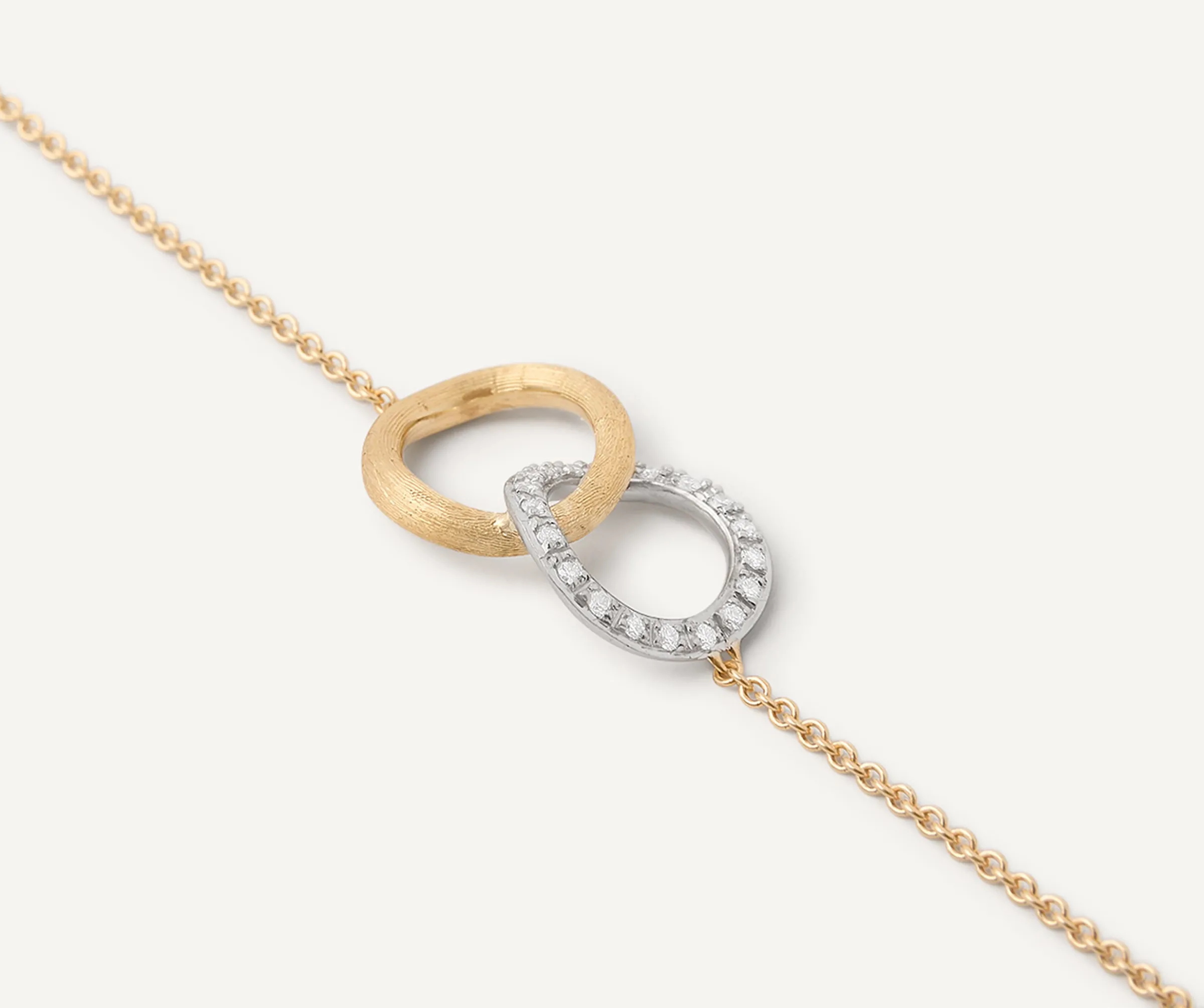 Bracelets-Marco Bicego 18K Yellow Gold Diamond Infinity Bracelet Yellowgold