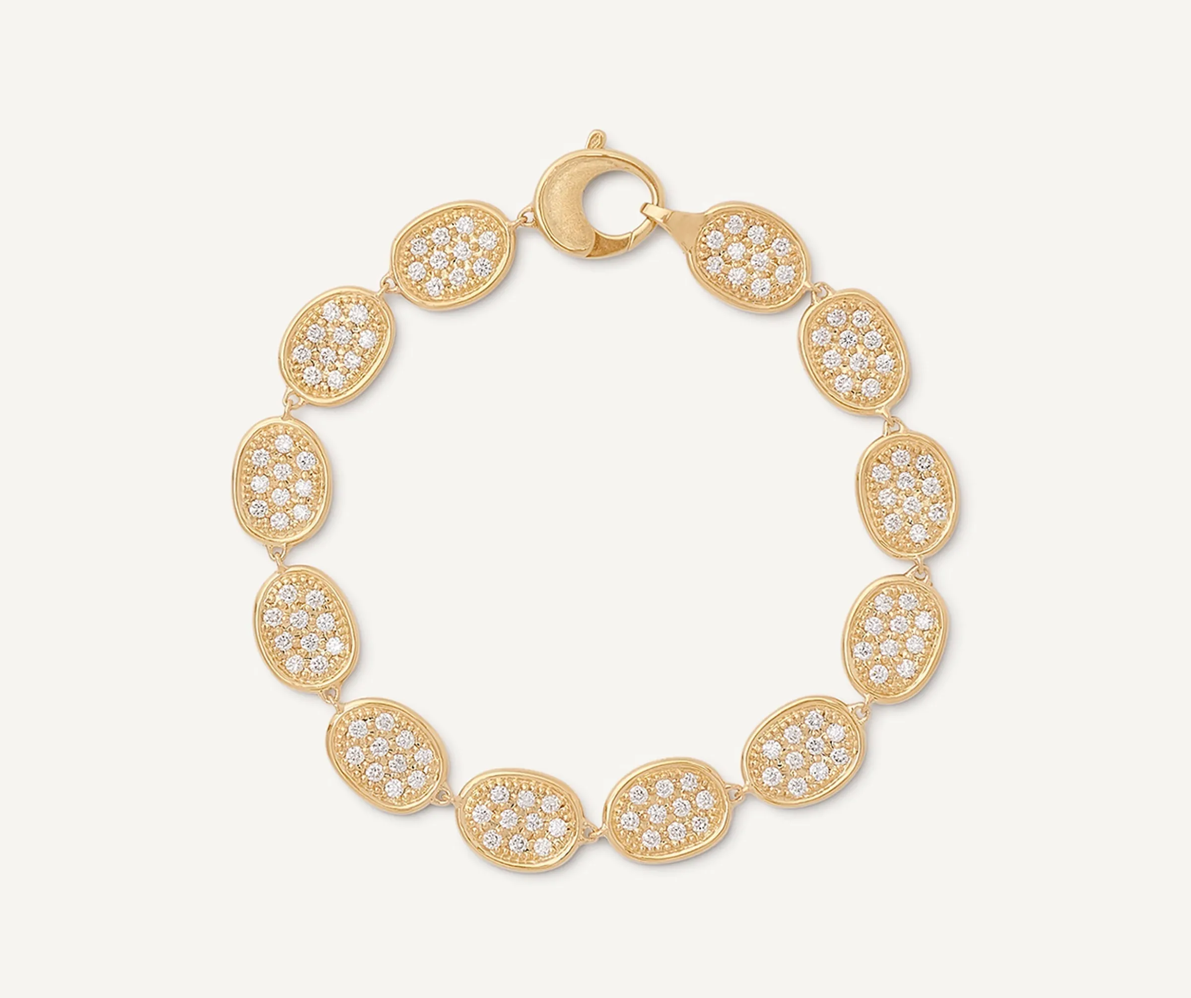 Bracelets-Marco Bicego 18K Yellow Gold Diamond Pavé Bracelet Yellowgold
