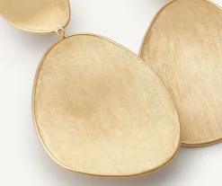 Earrings-Marco Bicego 18K Yellow Gold Double Drop Earrings, Large Yellowgold