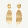 Earrings-Marco Bicego 18K Yellow Gold Elongated Drop Earrings Yellowgold