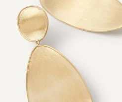 Earrings-Marco Bicego 18K Yellow Gold Elongated Drop Earrings Yellowgold