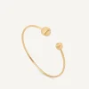 Bracelets-Marco Bicego 18K Yellow Gold Flexible Bangle With Small Beads Yellowgold