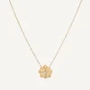 Pendants | Necklaces-Marco Bicego 18K Yellow Gold Flower Pendant with Diamonds Yellowgold
