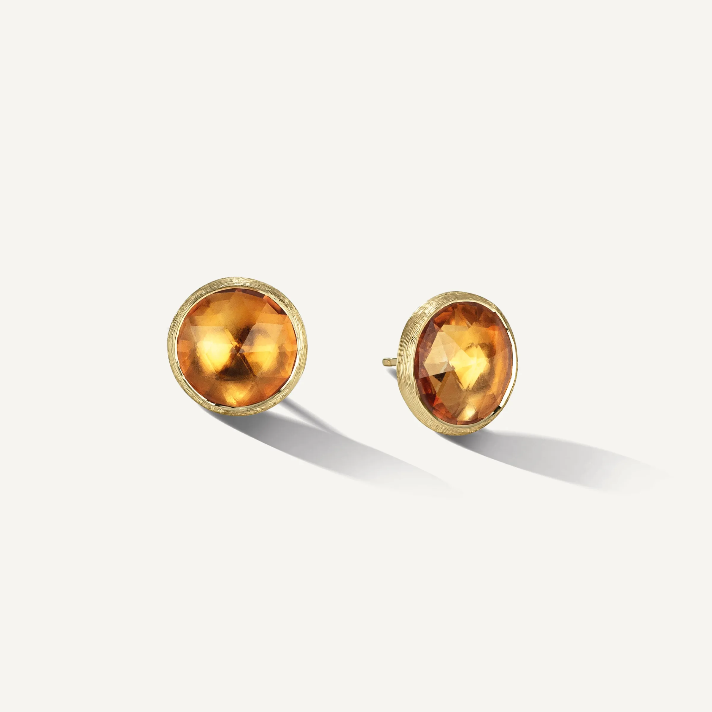 Earrings-Marco Bicego 18K Yellow Gold Gemstone Stud Large Earrings Yellowgold