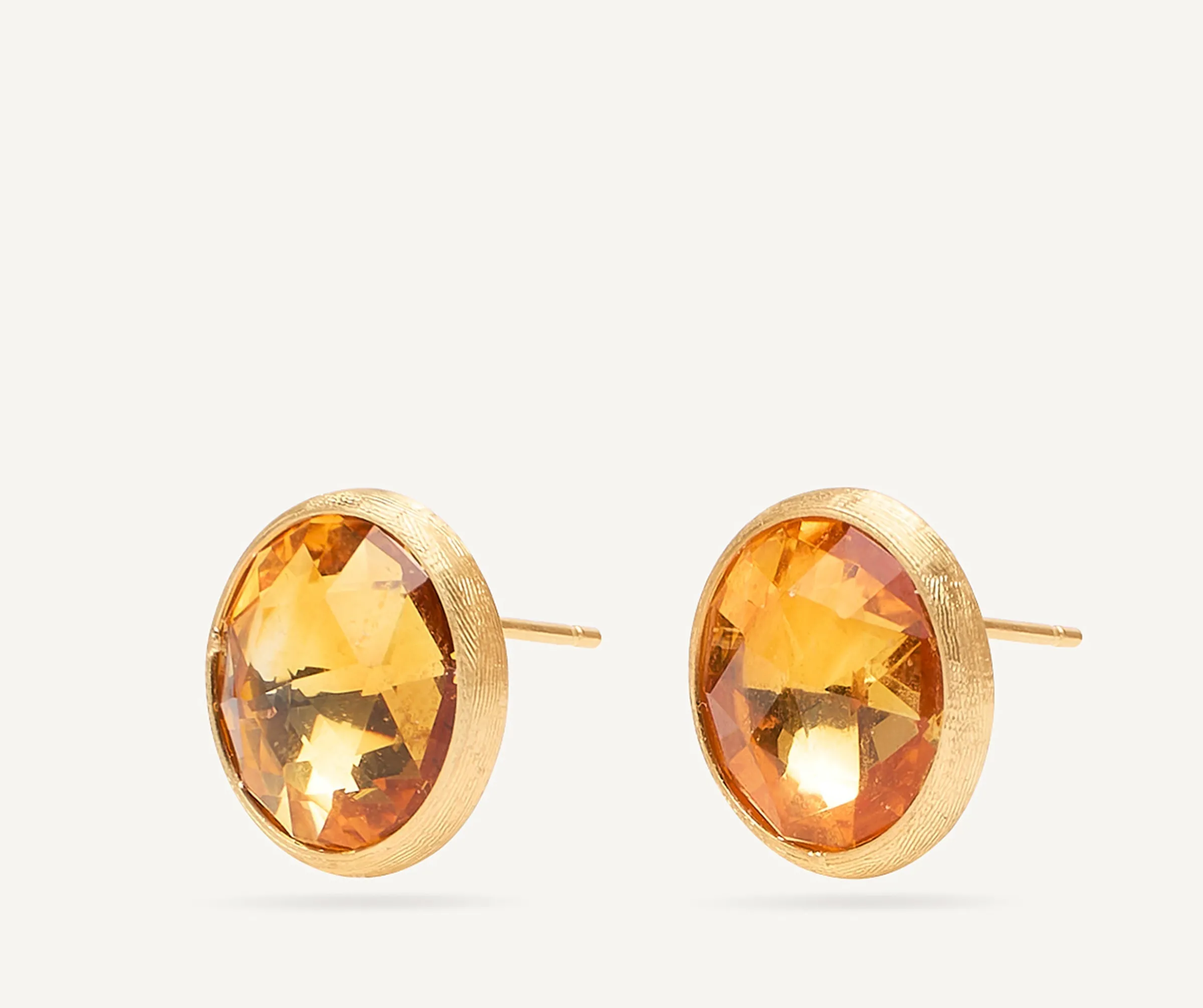 Earrings-Marco Bicego 18K Yellow Gold Gemstone Stud Large Earrings Yellowgold