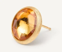 Earrings-Marco Bicego 18K Yellow Gold Gemstone Stud Large Earrings Yellowgold