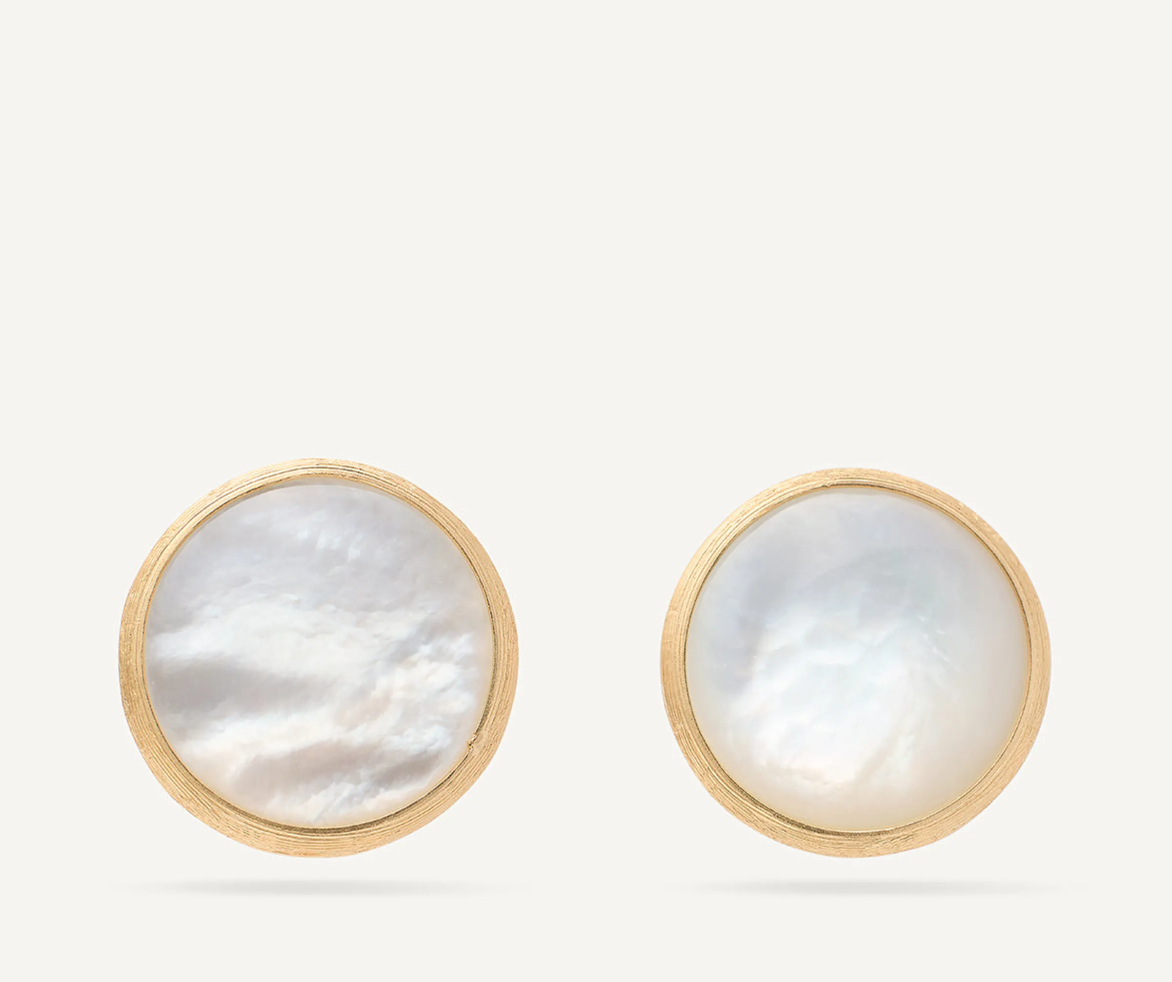 Earrings-Marco Bicego 18K Yellow Gold Gemstone Stud Large Earrings Yellowgold