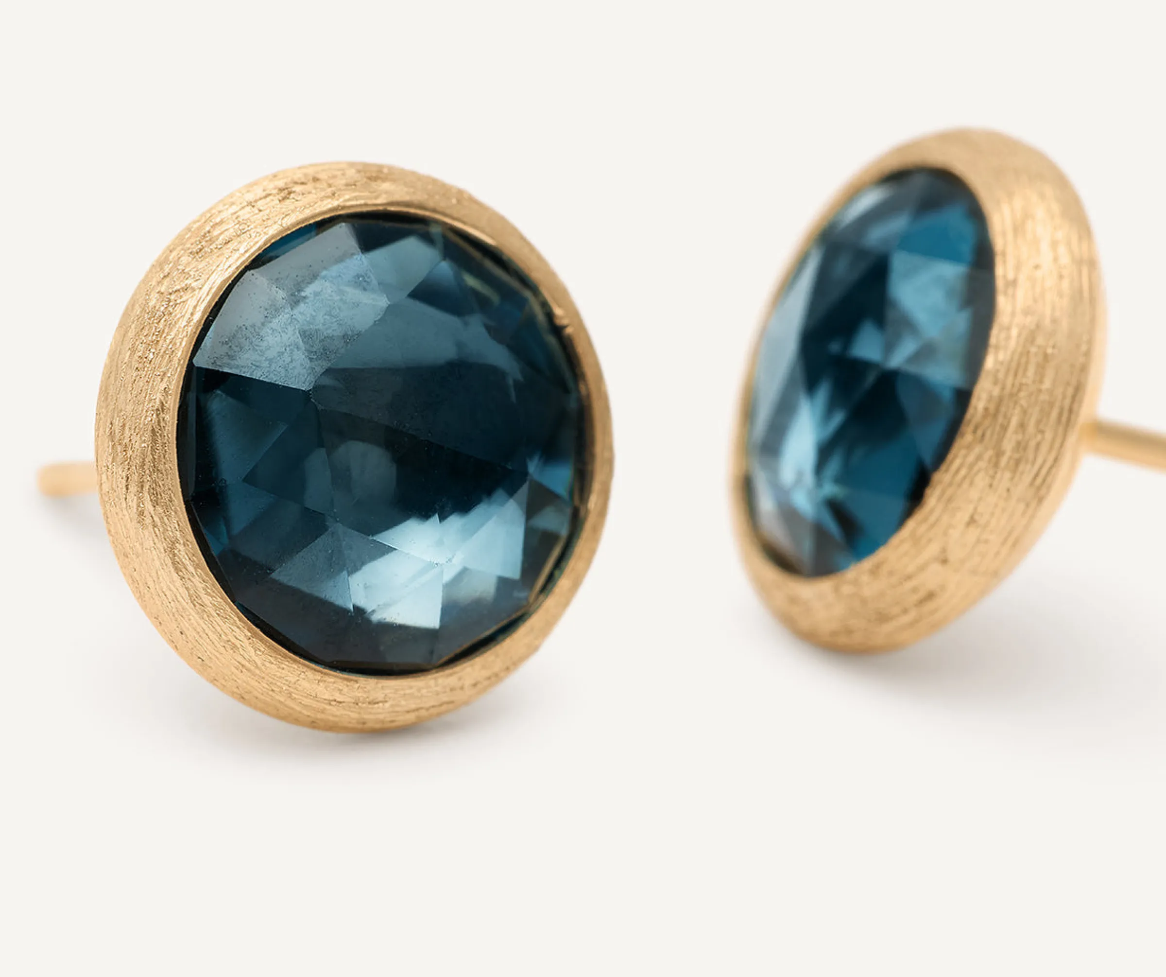 Earrings-Marco Bicego 18K Yellow Gold Gemstone Stud Earrings Yellowgold
