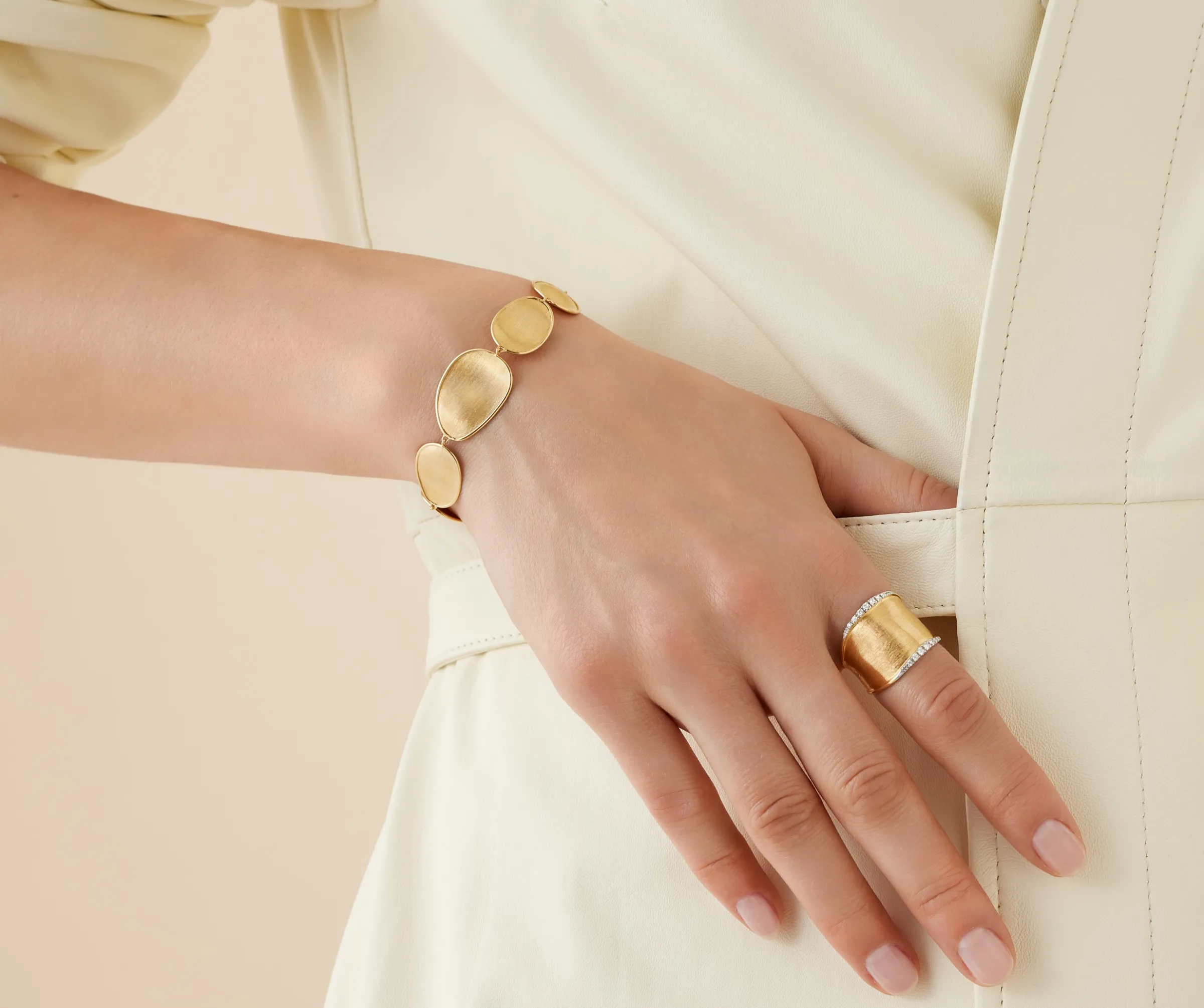 Bracelets-Marco Bicego 18K Yellow Gold Graduated Bracelet Yellowgold