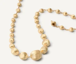 Necklaces-Marco Bicego 18K Yellow Gold Graduated Necklace Yellowgold