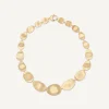 Necklaces-Marco Bicego 18K Yellow Gold Graduated Petal Collar Necklace Yellowgold
