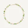 Necklaces-Marco Bicego 18K Yellow Gold Green Tourmaline Single-Strand Necklace Yellowgold