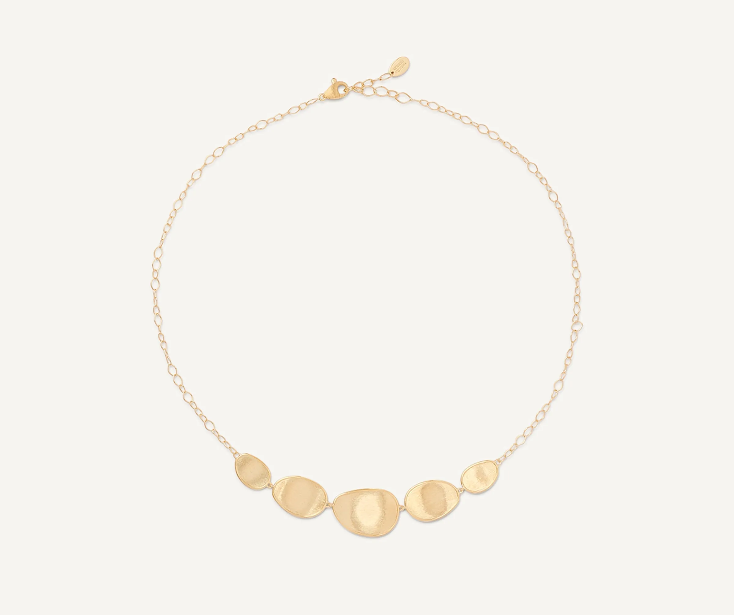 Necklaces-Marco Bicego 18K Yellow Gold "Halfie" Petal Necklace Yellowgold