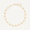 Necklaces-Marco Bicego 18K Yellow Gold Large Bean Adjustable Necklace Yellowgold
