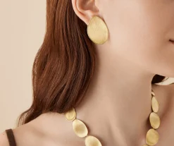 Earrings-Marco Bicego 18K Yellow Gold Large Stud Earrings Yellowgold